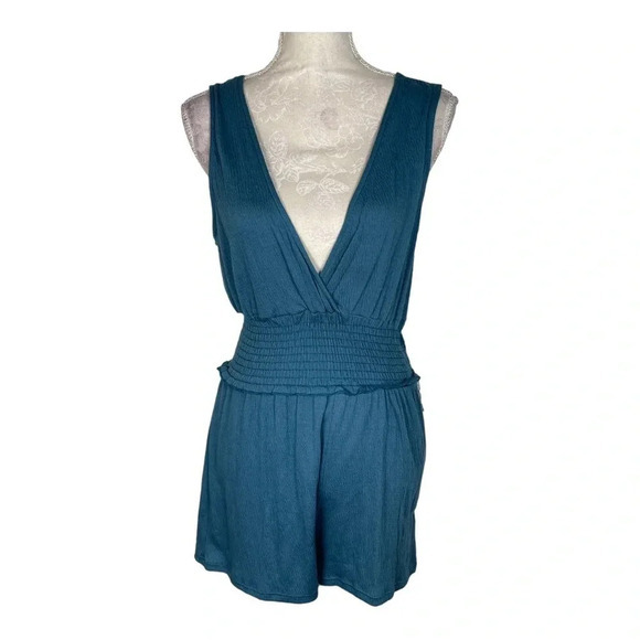 URBAN OUTFITTERS Womens ROMPER in Blue Size S/P - Picture 2 of 5